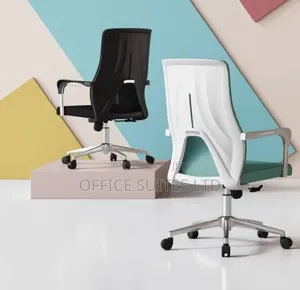 White Frame Ergonomic Chair