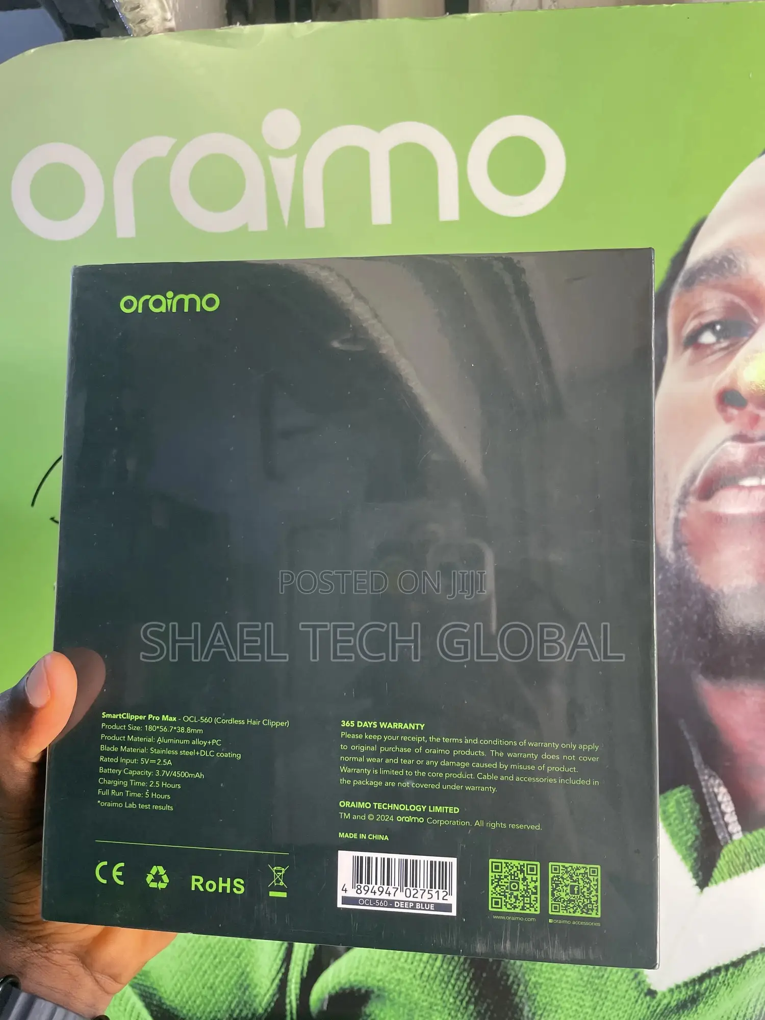 Oraimo Smartclipper Promax Ocl 560