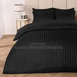 Pure Cotton Black Duvet Set