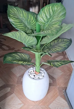 100cm Potted Plant With White Vase