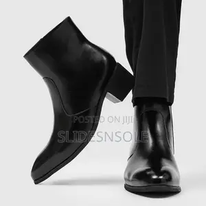 Luxury Heeled Leather Ankle Boot