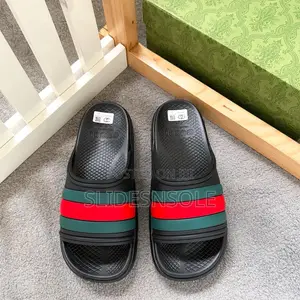 Gucci Web-Detailed Pool Slides