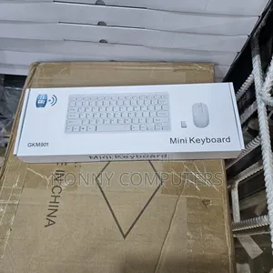 Gkm901 Wireless Mini Keyboard Mouse Combo 2.4g Slim Set