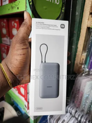 Xiaomi 22.5w 20,000mah Power Bank With Integrated Cable