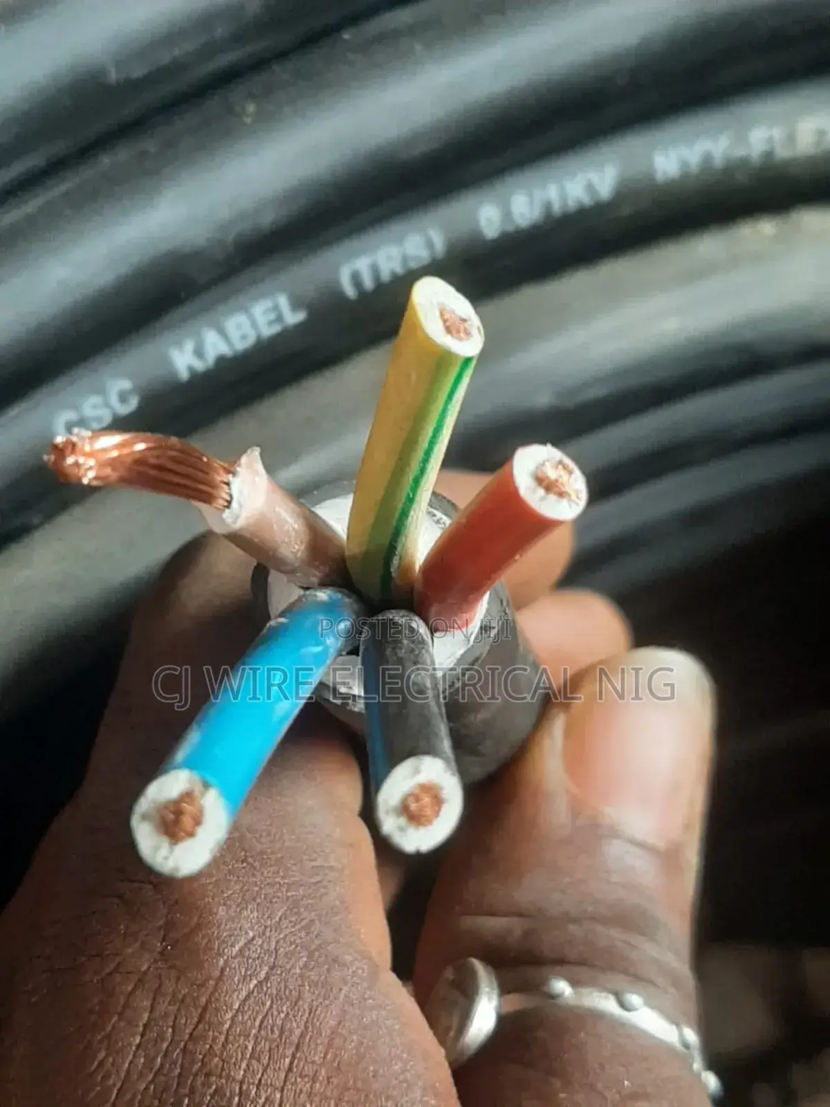 4mm 5core Flexible Wire