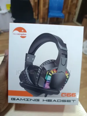 Microkingdom Gaming Headset G66 Audio Jack for Sound Usb Lighting