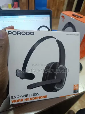 Enc Wireless Bluetooth Work Headphones With Mic / Noise Cancellation