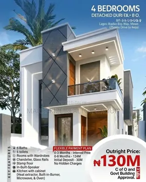 Furnished 4bdrm Duplex in Mowe Town, Omole Phase 2 for sale