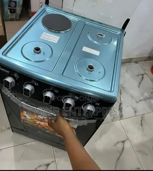 Boscon 3 Gas and One Electric Cooker Standing Burner