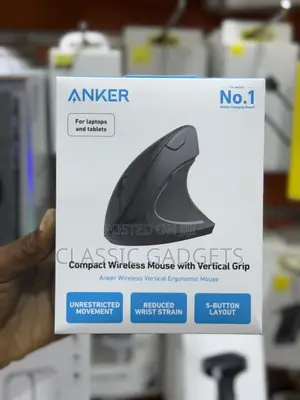 Anker 2.4g Wireless Vertical Ergonomic Optical Mouse
