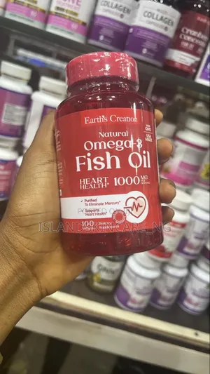 Earth's Creation Omega 3 - Fish Oil 1000mg X100 Softgels