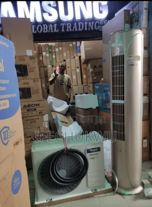 Original Royal 3 Hp R32 Inverter Air Conditioner Gold Color With Kit