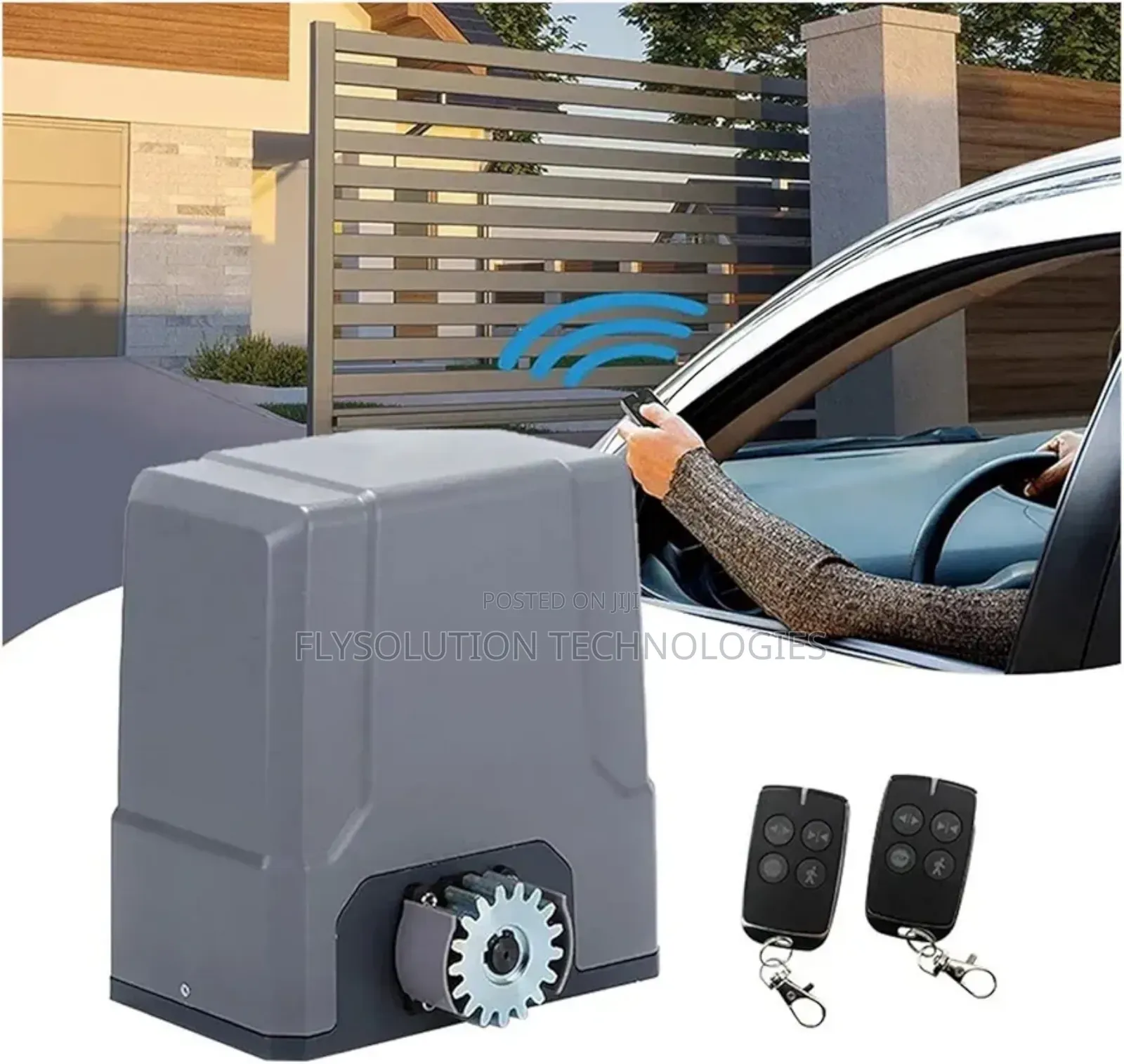 24v Dc Inbuilt Battery Gate Opener Kit Sliding Automatic Machine