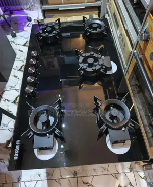 Original Bosch New Design Built-in Flips Up 5 Burners Gas Cooker Hob