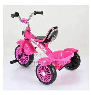 Children Pink Princess Tricycle. 1 to 5 Years.