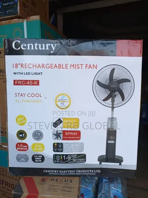 Century 18-Inch Rechargeable Mist Fan | FRC-45-K