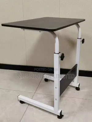 Adjustable Laptop Wooden Table With Wheel Adjustable Laptop Bed Side