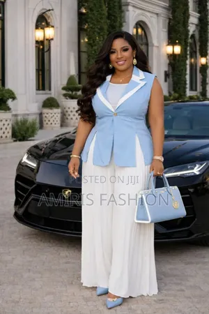 Beautiful Two-Piece Palazzo Trousers