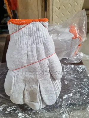 Industrial White Cotton Safety Hand Glove
