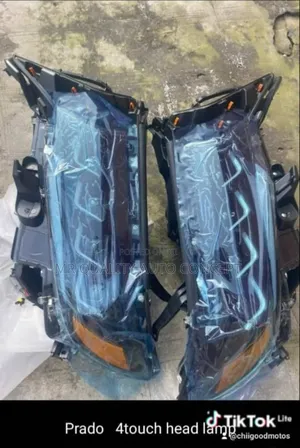 Set Head Lamp Lamp for Toyota Land Cruiser Prado 4 Torch