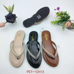 Elegant Rhinestone Flip-Flop Slipper