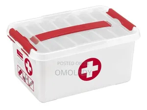 First Aid Medicine Box Storage Organizer