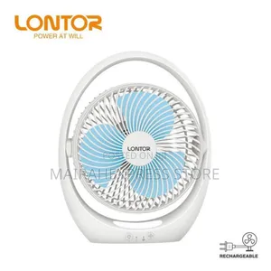 7" Lontor Rechargeable Mini Fan (Model CTL-Mf030-7).