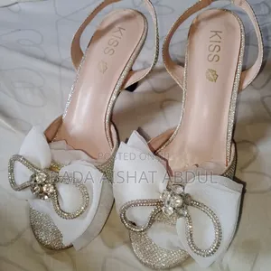 Silver Heel Shoe