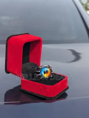 Ski Punk Stainless Steel Rainbow Eyes Silver