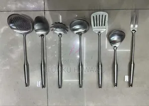Quality 304 Stainless Steel Silver Single Cooking Spoon