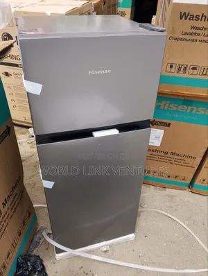 Hisense Refrigerator Double Door Silver Color