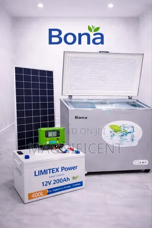 Bona 318l Solar Deep Freezer Complete Package Panel+Battery+Controller