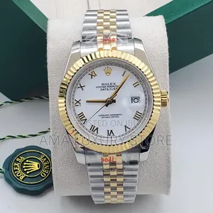 Rolex Date Just Premium Men's Wristwatch - Luxury Style - Very Clean