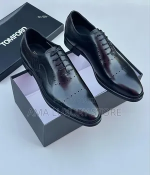 Tom Ford Genuine Leather Luxury Designer Oxford Men's Corporate Shoes