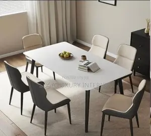 Premium White Dining Table Set