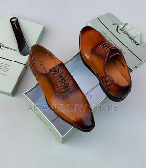 Richwanaz Genuine Leather Men's Oxford Corporate Shoes