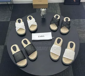 New Zara Espadrilles Men's Chunky Slide