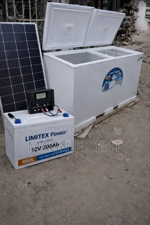 Bona 625l Solar Deep Freezer Complete Package Panel+Battery+Controller