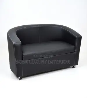 Two Seater Leather Bucket Chair