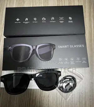 M01 Pro Smart Glasses (Matte Black) | 8mp, Chat Gpt, Music, Call Enc