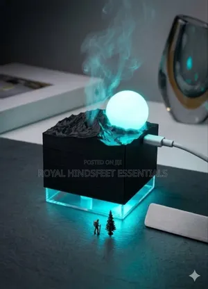 Moon Fall Humidifier With Ith Ambient Light
