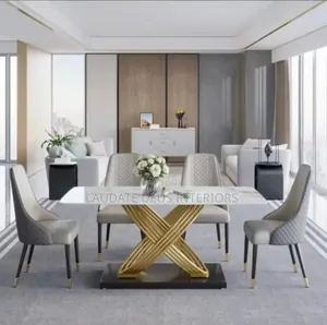 New Imported Exquisite Marble Top Dining Table