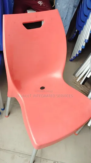 Plastic Chair With Iron Leg