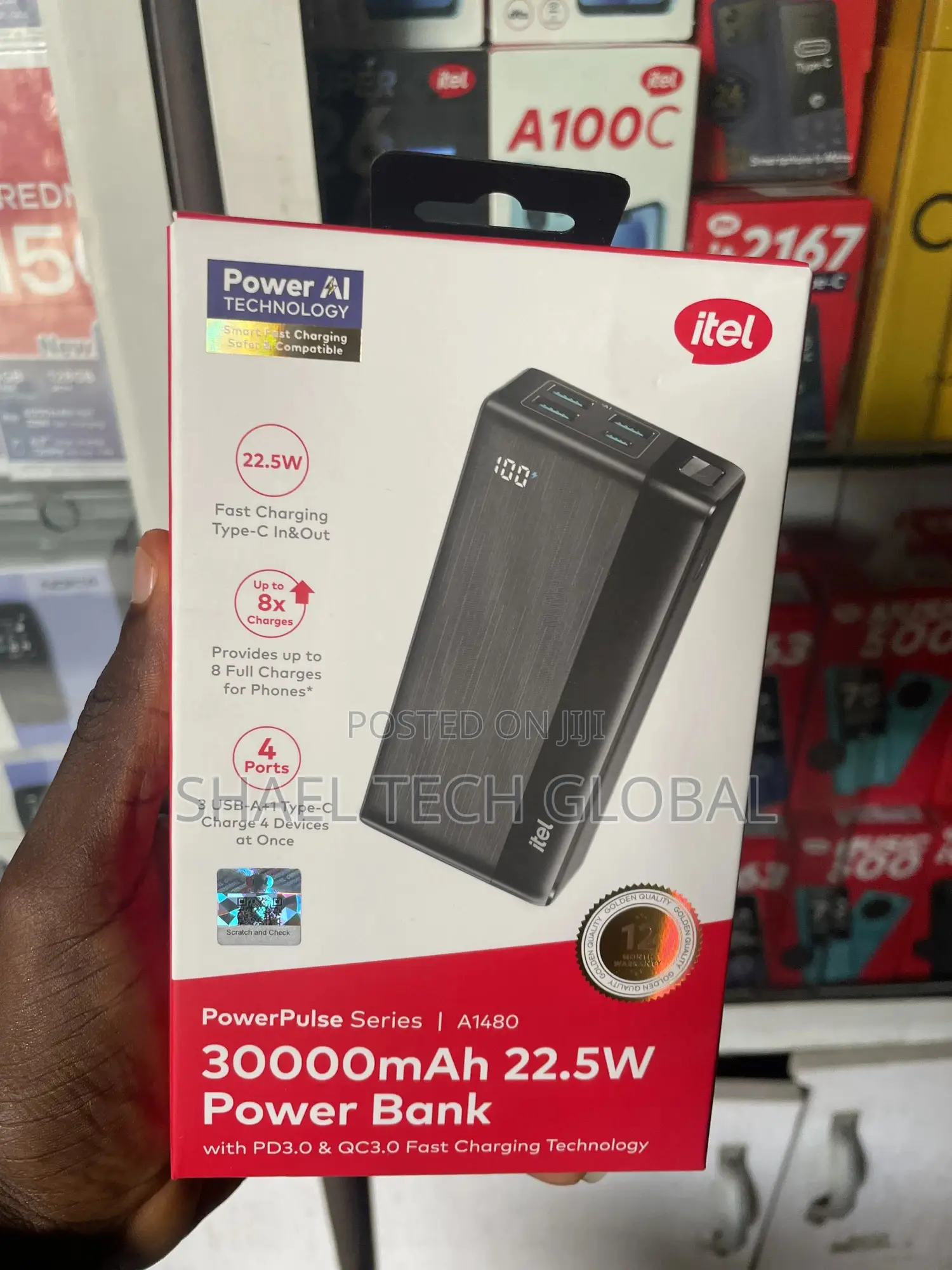 Itel 30,000mah Powerbank