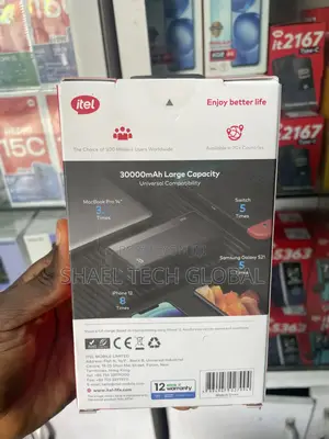 Itel 30,000mah Powerbank