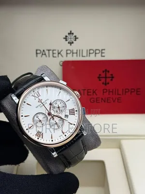 Patek Philippe Leather Chronograph Watches in "Black and Brown"