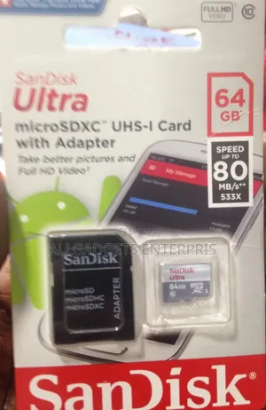 64gb Sandisk Memory Card