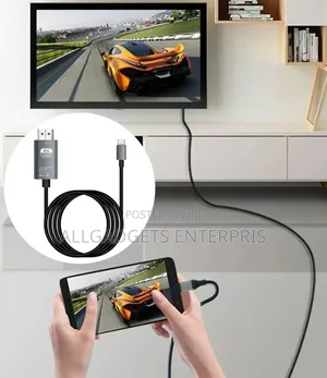 Type C to HDMI Cable View.
