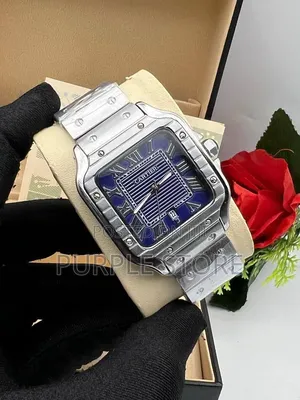 Cartier Unisex•• Steel Watch in Silver and Gold