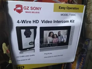 Video Door Phone 4-Wire Hd Video Intercom Kit, for Secure Entrance